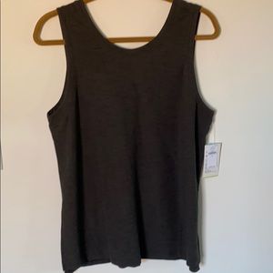 Old Navy Active muscle yoga tank top medium grey